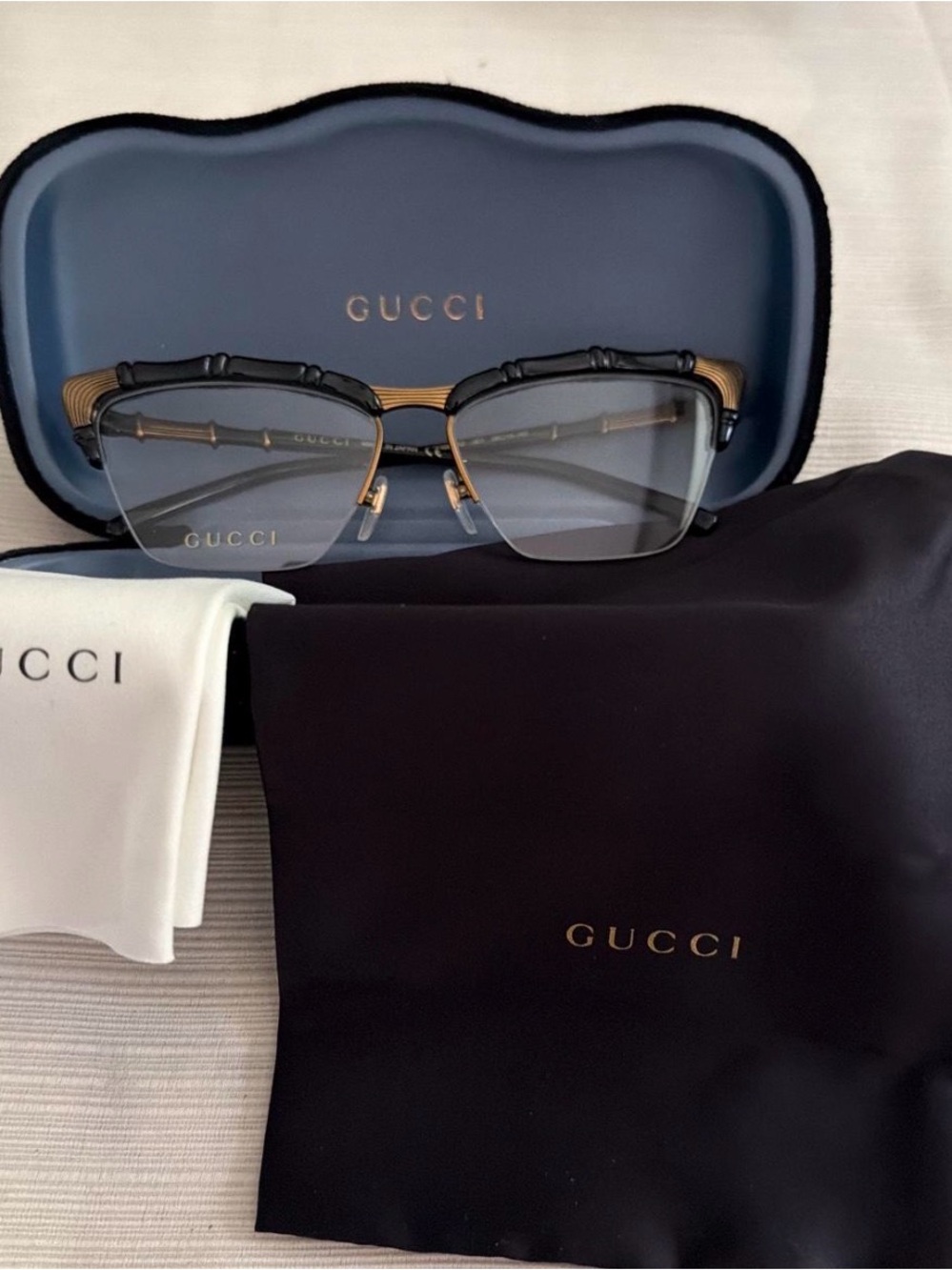 Gucci bamboo glasses